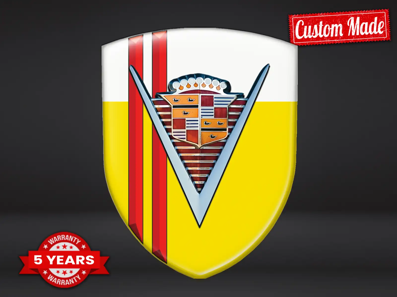 Cadillac Adesivi Logo Personalizzati Max Resistenti Pro